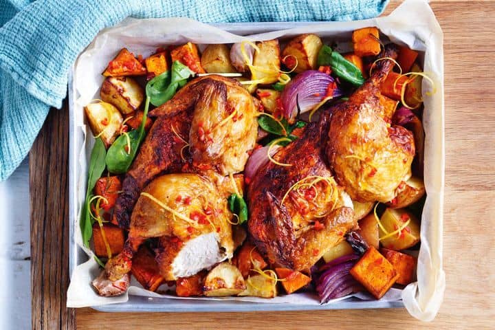 Roast Chicken And Vegetables