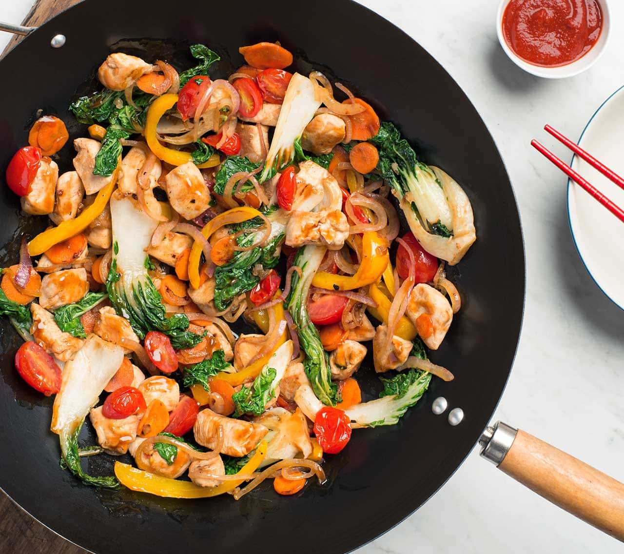 Chicken Pepper And Corn Stir Fry