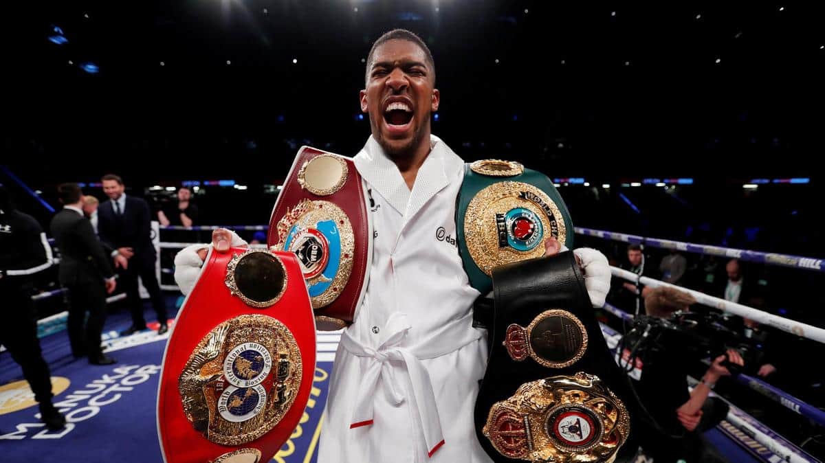 Anthony Joshua Defeats Joseph Parker On Points Wins Fourth World Title
