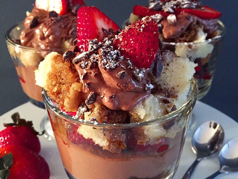 Strawberry Chocolate Vegan Tiramisu